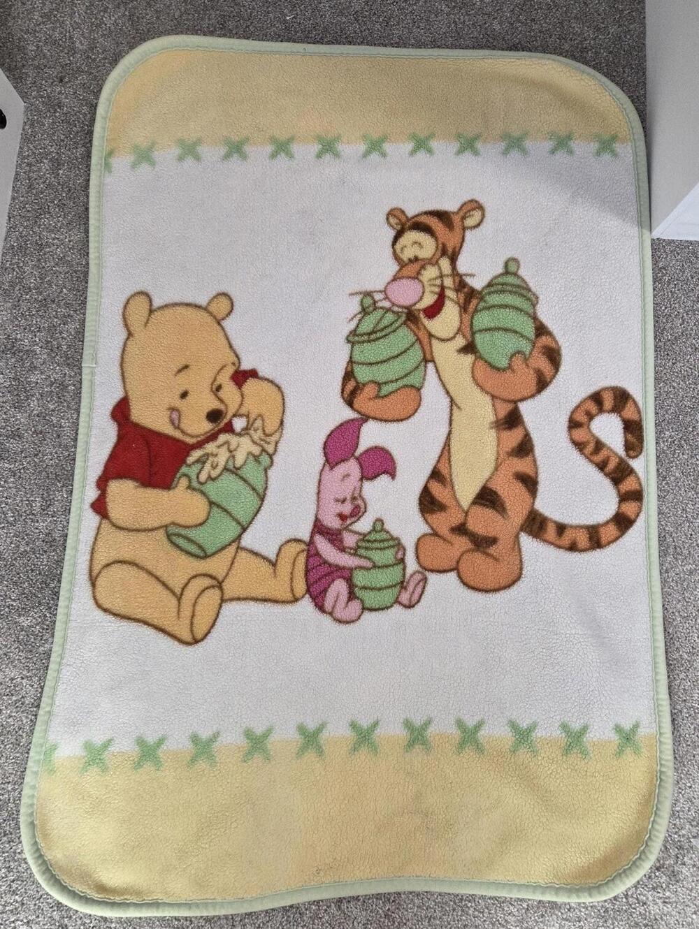 Disney Vintage Winnie the Pooh Blanket (40 inch long)